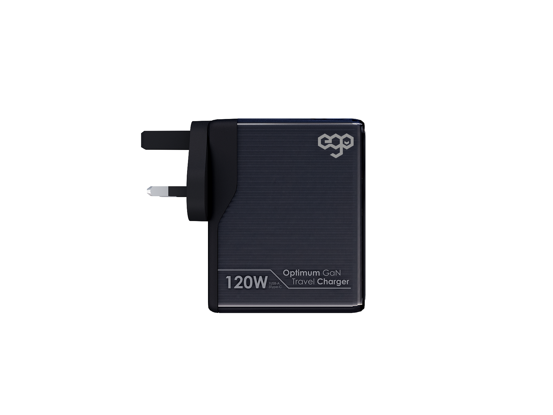 EGO 120W Optimum GaN 4  USB變壓插頭 配多國插蘇
